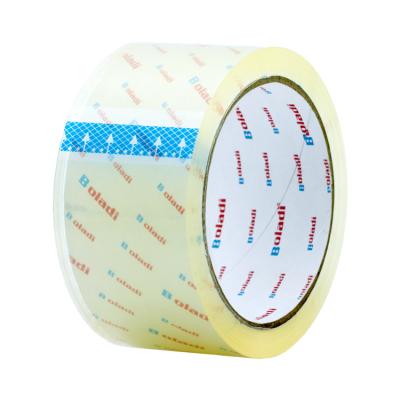 China Bopp tape clear packing transparent printed sealing tape waterproof raw material for sale