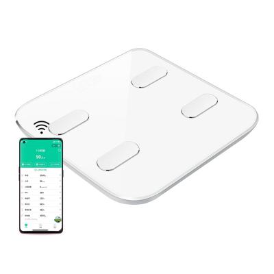 China Support App Ito Platform Led Display Larger Size High Level Quality App Bluetooth Body Fat Scale Household Free Scale for sale