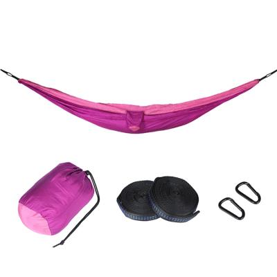 China Adult Wavefun Outdoor Camping Hammock Ultralight High Quality Nylon Hammock for sale