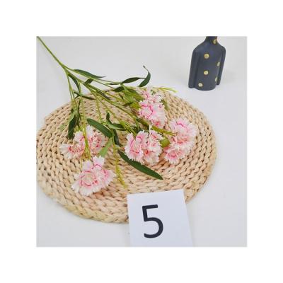 China High Quality Cheap Wholesale Silk Fabric Artificial Flowers Caryophyllus Flower for sale