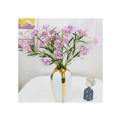 China Competitive Price Plants Fabric Competitive Price Silk Flowers Caryophyllus Artificial Flower for sale