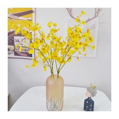 China Wearable Dancing Silk Premium Material Artificial Flower Home Decor Real Touch Orchid for sale