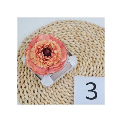 China Artificial Flower Silk Distributor Direct Selling Manufacturers Fabric Fake Flower Head for sale