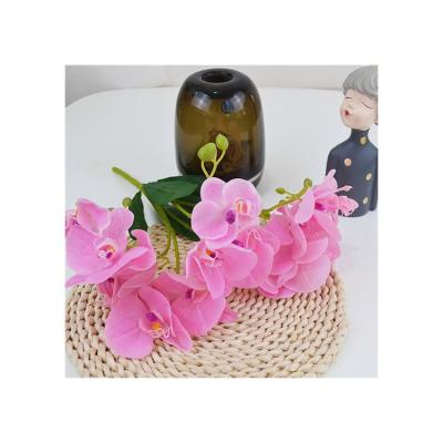 China Good Quality Fabric Artificial Flowers Manufacturers Butterfly Orchid Silk Artificial Flowers for sale