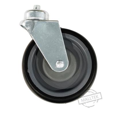 China High Quality Convenience 125mm Shopping Cart Accessories TPR Wheel Caster for sale