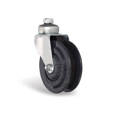 China Convenience 5 Inch Elevator Caster Wheels For Shopping Trolley Accessories for sale