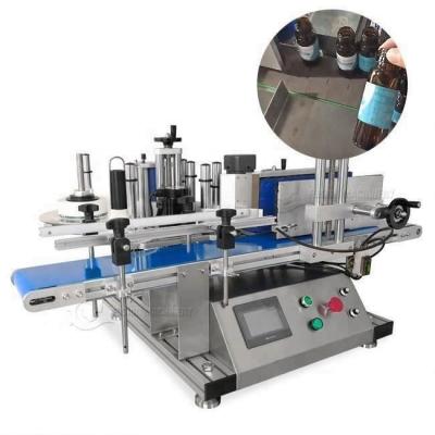 China Semi Automatic Flat Food Label Applicator Manual Food Labeling Machine for sale