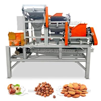 China food & Beverage Factory Food & Beverage factory apricot shell machine nut cracking shell breaking machine shell and kernel separator price for sale