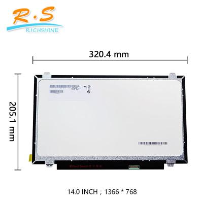 China AUO Glare HD lcd Screen , B140XTN02.D WXGA notebook  panel lcd replacement for sale