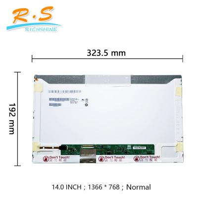 China Blendschutzlaptopschirm AUO 14inch 1366*768 B140XW01 VC für Laptopersatz Lvds-Schnittstelle 40pin zu verkaufen