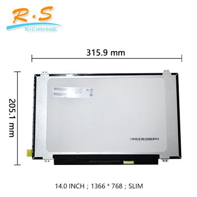 China High Contrast Ratio HD LCD Screen B140XTN07.1 Slim Edp 30pin For Laptop for sale