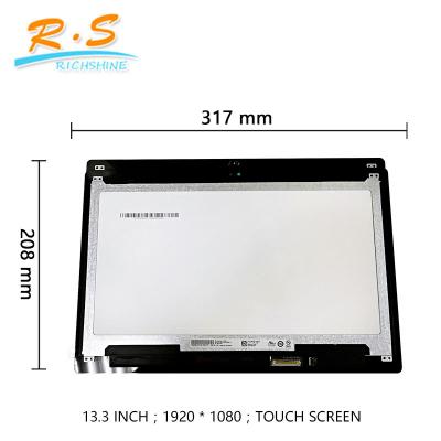 China 13.3 Inch FHD B133HAB01.0 touch screen lcd panel for Dell Inspiron13 5368 and 7368 for sale