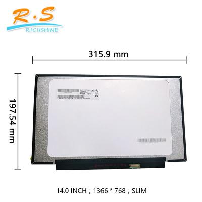 China HD Scherm B140XTN07.2 van LEIDEN Laptop TFT LCD het Anti - Glansoppervlakte 1366 * Resolutie 768 Te koop