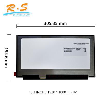 China EDP 1080p 13.3 lcd panel Screen , B133HAN02.7  laptop lcd display for Asus Zenbook UX305FA for sale