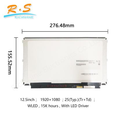 China 12,5 '' Auo LCD Panel TFT FHD IPS B125HAN02.0 Für Laptop Ersatz Panel Module zu verkaufen