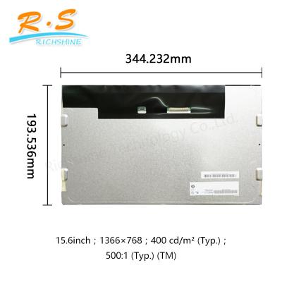 China G156XW01 V1 15.6 lcd panel , 1366X768 16 / 9 LVDS SVGA tft lcd display Screen for sale