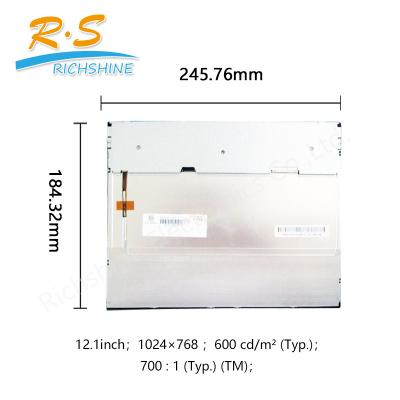 China Pantalla industrial del CMO LCD, pantalla de visualización del panel LCD para 12,1” Chimei CCFL G121X1-L01 en venta