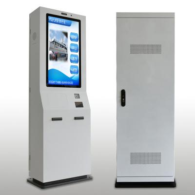 China OEM Custom Outdoor Payment Machine Kiosk Wall Mount 32 Inch Touch Screen Ticket Vending Outdoor Information Kiosk for sale