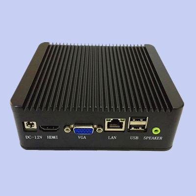 China Fanless+Aluminum Alloy Metal Case X86 5th Generation I3 Small Mini Pc 4k Htpc Hd Fanless VGA 2*lan 4*com 4*usb3.0 Wi-Fi, CPU Win10 Mini Desktop Computer pro for sale