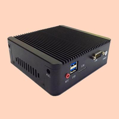 China Fanless Industrial Core I7 8565u I5 8250u I3 7100u Mini Pc Dual Core Fanless+Aluminum Alloy Metal Case Oven VGA+Hd Computer Wires for sale