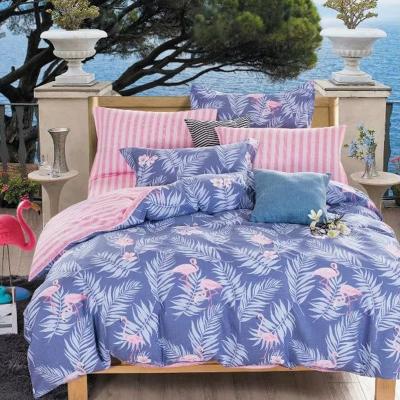 China Comforter Set Classic Geometric Pattern Wholesale King Size Printed Check Bed Covers Set 100% Cotton Bedding Set Manufacturer Cotton Sheet Set for sale