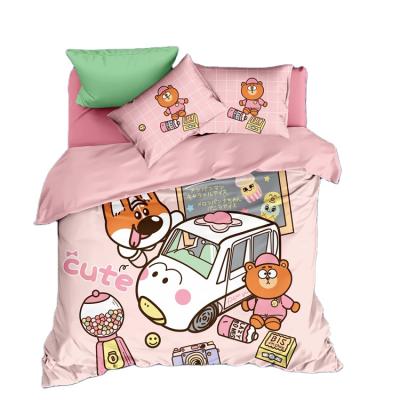 China Simple European Style Kids Bedding Set High Quality Cotton 4 Piece Comforter Set for sale