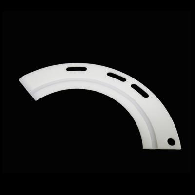 China Machine Parts Customized Plastic Parts Tefflon Parts Plastic Spacer Gasket Wedge for sale