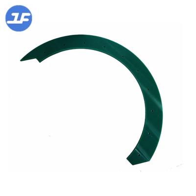 China Machine Parts Customized Plastic Parts Tefflon Parts Plastic Spacer Gasket Wedge for sale