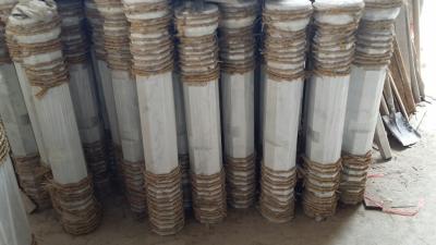 China Stone Bridges Guangxi White Marble Palisade China Carrara Marble Garden Pillars Boulders for sale