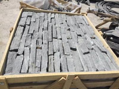 China Navy Quartzite Field Stone Random Quartzite Stone Veneer Natural Ledger Stone Corner Stone for sale