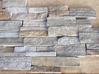 China Pink Quartzite Random Stone Veneer Quartzite Field Stone Natural Stone Cladding for sale