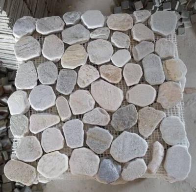 China Oyster Mosaic Pattern Natural Stone Mosaic Floor Tiles Oyster Slate Mosaic Parquet Wall Tile for sale