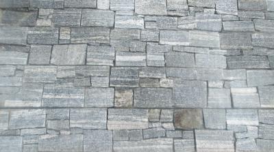 China Cloudy Grey Granite Culture Stone,Cemented Granite Stacked Stone,Natural Z Stone Cladding for Wall for sale