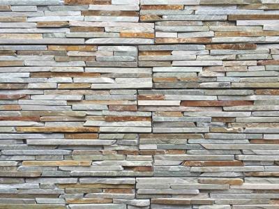 China Oyster Slate Cemented Culture Stone,Outdoor Oyster Stone Cladding,Beige Quartzite Stone Veneer for sale