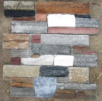 China Multicolor Z Stone Cladding,Natural Stacked Stone,Outdoor Stone Veneer,Indoor Stone Panel for sale