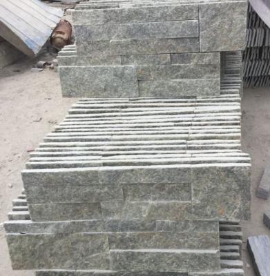 China Green Quartzite S Clad Stone Panel,Indoor S Clad Culture Stone,Outdoor S Clad 18x35 Stacked Stone for sale