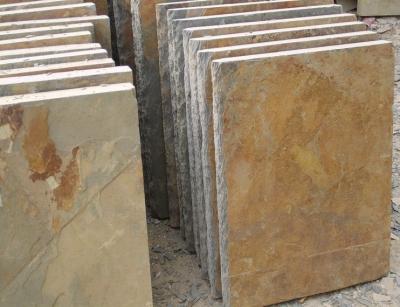 China Rusty Slate Wall Caps,Natural Wall Top Stone,Column Caps,Pillar Caps,Pillar Top Multicolor Stone for sale