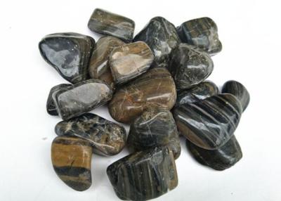 China Polished Pebble Stones with Grain, Cobble Stones, River Stones,Cobble River Pebbles,Landscaping Pebbles for sale