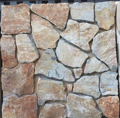 China New Oyster Quartzite Random Flagstone,Quartzite Irregular Flagstone,Crazy Stone,Landscaping Random Stone for sale