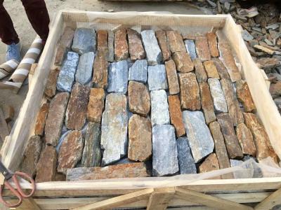 China Rustic/Blue Quartzite Field Stone,Quartzite Field Stone Veneer,Natural Loose Ledgestone,Random Stone Cladding for sale