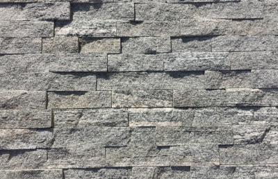 China Dark Grey Granite Stone Cladding,Natural Granite Culture Stone,Outdoor/indoor Stone Panels,Stacked Stone for sale