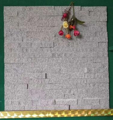 China G654 Grey Granite Culture Stone,Silver Grey Granite Ledger Panels,China Granite Stone Panels,Natural Zclad Stacked Stone for sale