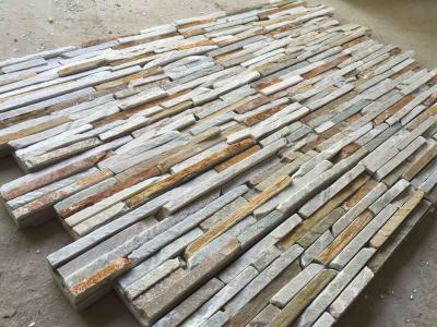 China Oyster Quartzite Slim Cemented Stacked Stone,Zclad Stone Panel,Natural Stone Cladding,Desert Gold Culture Stone Veneer for sale