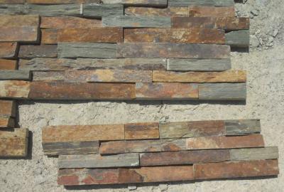 China China Multicolor Slate Zclad Stone Panels,Rusty Slate Stone Cladding,Multicolour Slate Stacked Stone,Real Culture Stone for sale