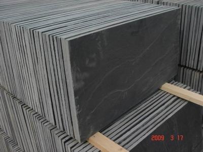 China Chinese Cleft Black Slate Tiles,Charcoal Slate Riven Patio Stones,Dark Grey Slate Walkway,Black Slate Pavers,Floor Tiles for sale