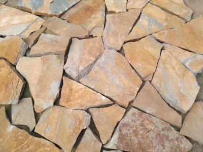 China Rustic Quartzite Random Flagstone,Irregular Flagstones,Crazy Stone,Random Stone Wall for sale