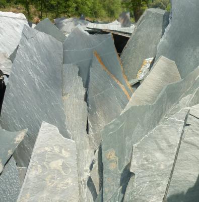 China Green Slate Random Flagstone,Crazy Stone,Irregular Random Stone for Walkway/Driveway for sale