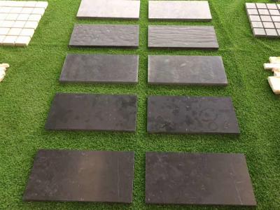 China Blue Limestone Tiles,Black Stone Pavers,Walkway Patio Stones,Courtyard Paving Stones,Flooring for sale