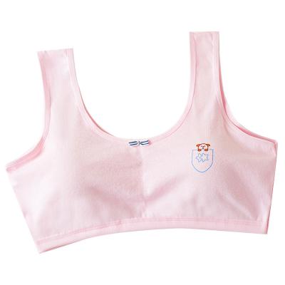 China Breathable Training Bra Girls Seamless Tank Tops For Girls Kids Clothing Camisole Cotton Kids Singlets Teenage Underwear for sale