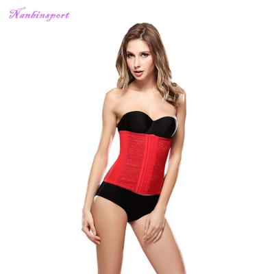 China NANBIN Viable Stock High Quality Steel Latex Waist Trainer Cincher Corset Shaper for sale